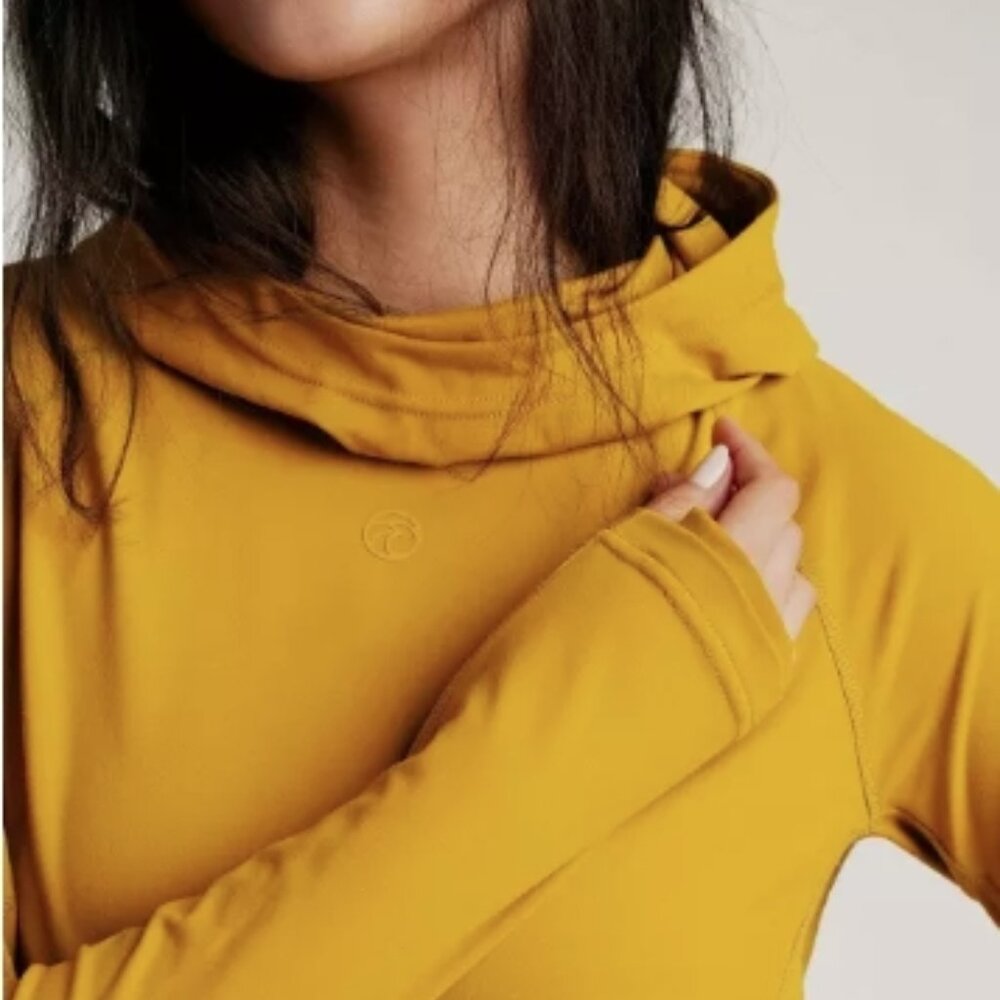 Vapor Apparel Athletic Hoodie - Mustard Yellow - Size XL